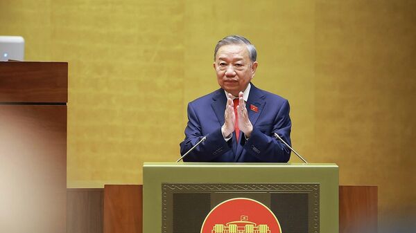 Chủ tịch nước Cộng hoà xã hội chủ nghĩa Việt Nam Tô Lâm phát biểu nhậm chức - Sputnik Việt Nam