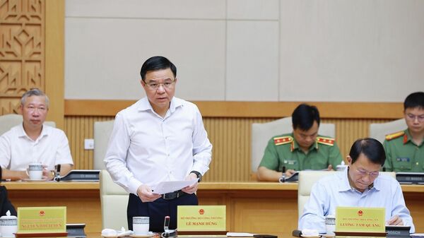 Thủ tướng Lê Minh Hưng chủ trì họp Thường trực Chính phủ - Sputnik Việt Nam