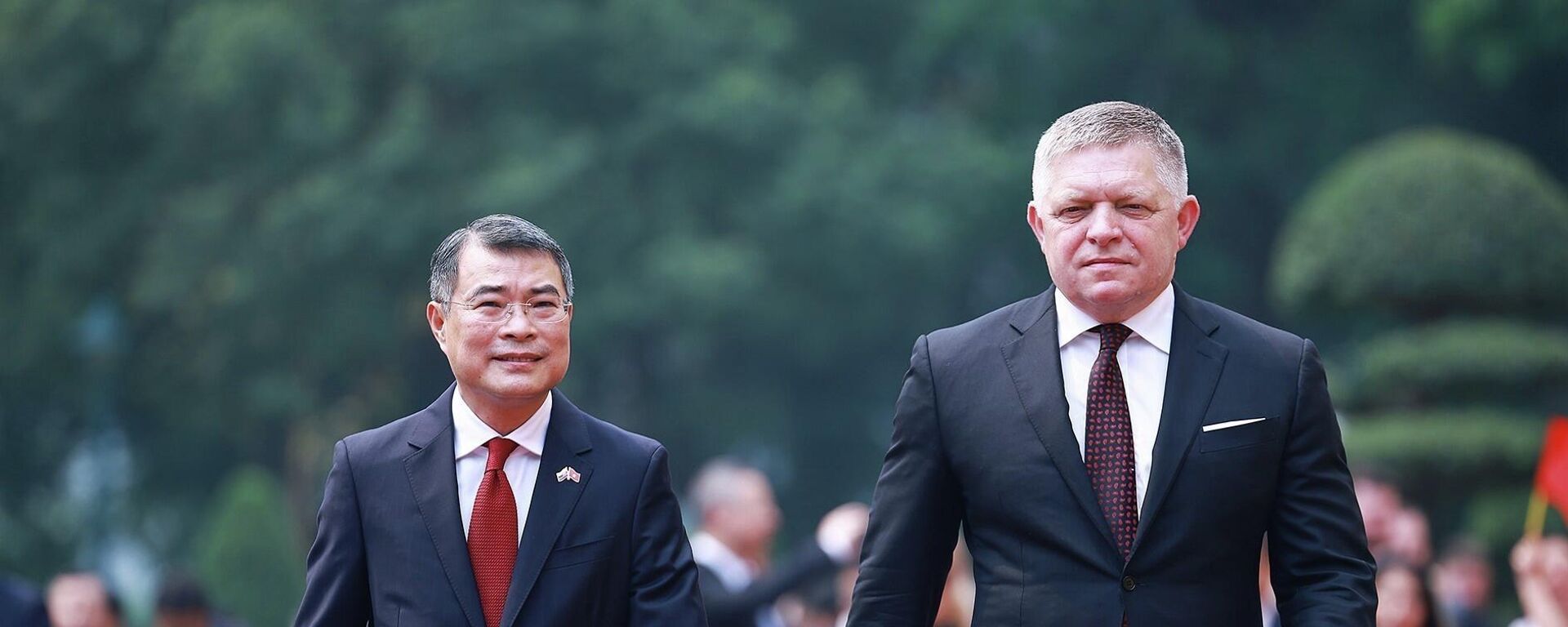 Lễ đón Thủ tướng Slovakia Robert Fico thăm chính thức Việt Nam - Sputnik Việt Nam, 1920, 13.04.2026