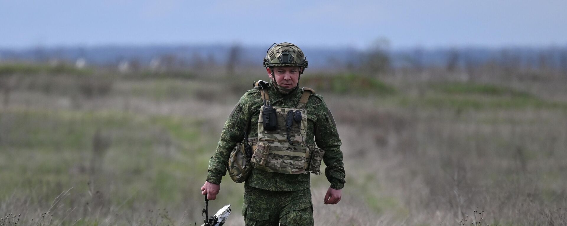 Công tác tác chiến của nhóm hỏa lực cơ động thuộc nhóm Nam theo hướng Konstantinovka - Sputnik Việt Nam, 1920, 16.04.2026