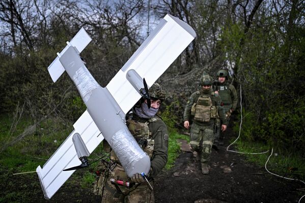 Các hoạt động tác chiến của phân đội UAV "Kontora" tại khu vực mặt trận Kupyansk. - Sputnik Việt Nam