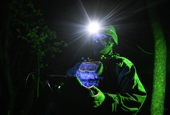 Các hoạt động tác chiến của phân đội UAV "Kontora" tại khu vực mặt trận Kupyansk. - Sputnik Việt Nam