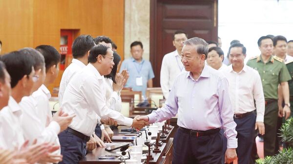 Tổng Bí thư, Chủ tịch nước Tô Lâm và các đại biểu - Sputnik Việt Nam