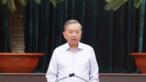 Tổng Bí thư, Chủ tịch nước Tô Lâm phát biểu chỉ đạo - Sputnik Việt Nam