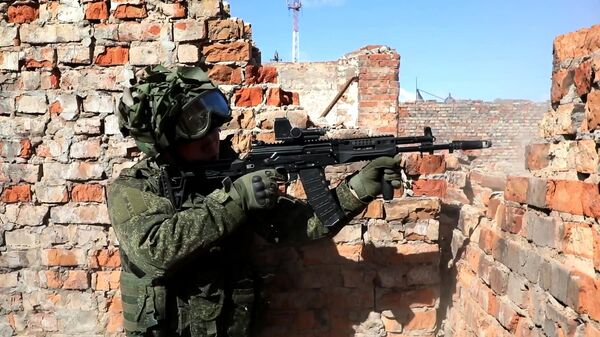 Công tác tác chiến của quân nhân Nga và CHDCND Triều Tiên ở khu vực Kursk - Sputnik Việt Nam