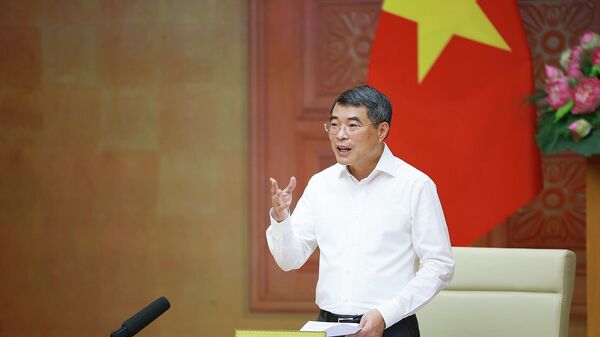 Thủ tướng Lê Minh Hưng làm việc với lãnh đạo Bộ Xây dựng. - Sputnik Việt Nam