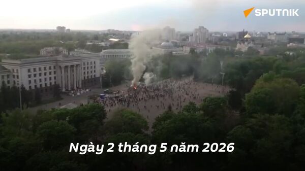 Ngày 2 tháng 5 năm 2026 đánh dấu 12 năm kể từ những sự kiện bi thảm xảy ra tại Nhà Công đoàn Odessa - Sputnik Việt Nam