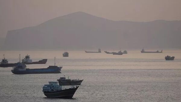 Tàu thuyền trong eo biển Hormuz - Sputnik Việt Nam