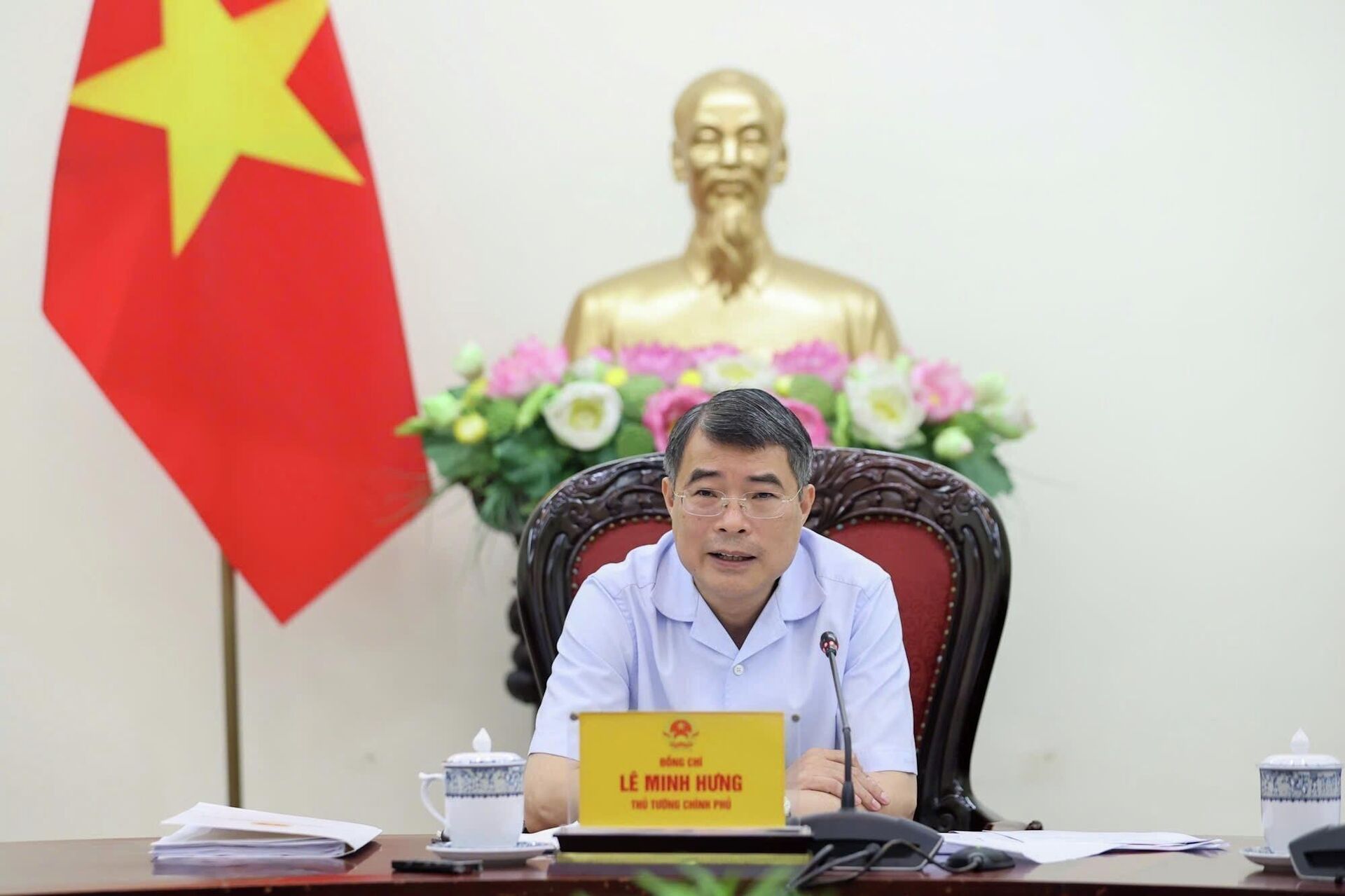 Thủ tướng Lê Minh Hưng chủ trì cuộc họp kiểm điểm tình hình, tháo gỡ các khó khăn, vướng mắc, thúc đẩy triển khai dự án đầu tư xây dựng Cảng hàng không quốc tế  Long Thành giai đoạn 1 - Sputnik Việt Nam, 1920, 04.05.2026