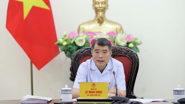Thủ tướng Lê Minh Hưng chủ trì cuộc họp kiểm điểm tình hình, tháo gỡ các khó khăn, vướng mắc, thúc đẩy triển khai dự án đầu tư xây dựng Cảng hàng không quốc tế  Long Thành giai đoạn 1 - Sputnik Việt Nam