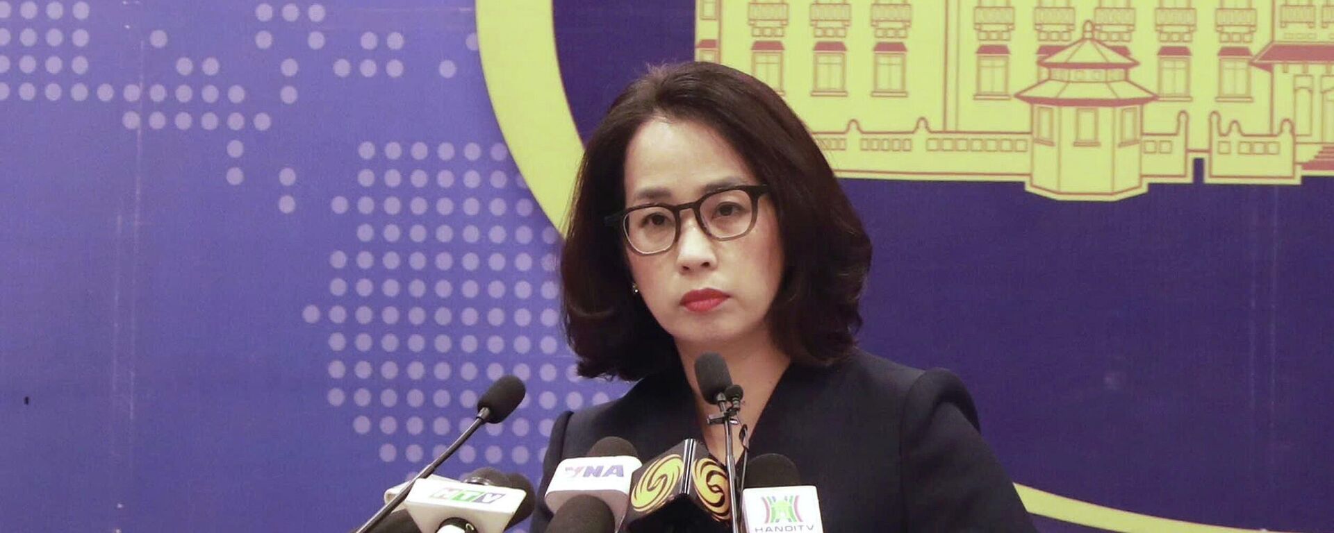 Người phát ngôn Bộ Ngoại giao Phạm Thu Hằng trả lời câu hỏi của các phóng viên - Sputnik Việt Nam, 1920, 05.05.2026