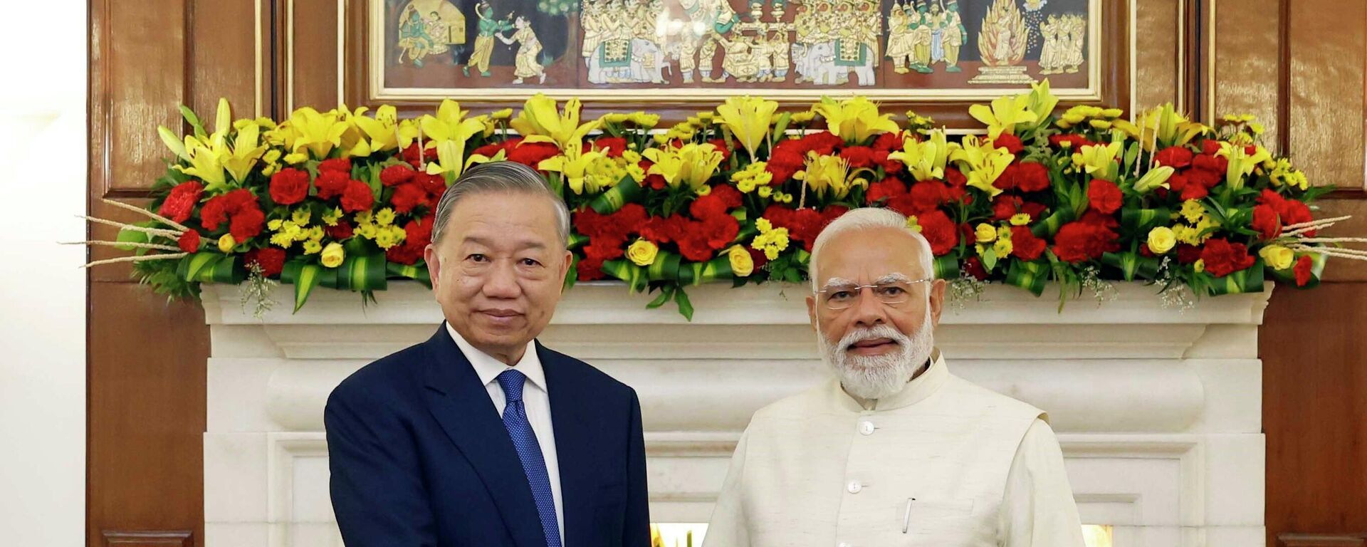 Tổng Bí thư, Chủ tịch nước Tô Lâm và Thủ tướng Ấn Độ Narendra Modi gặp hẹp - Sputnik Việt Nam, 1920, 06.05.2026