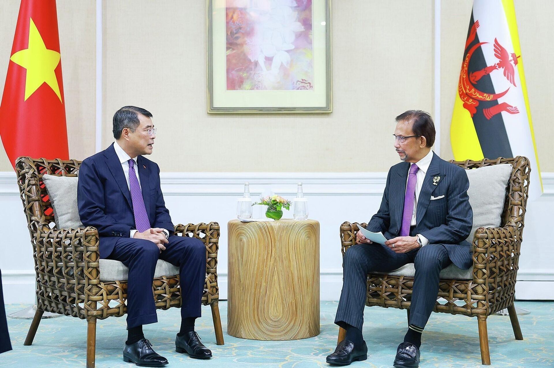 Thủ tướng Lê Minh Hưng gặp Quốc vương Brunei Haji Hassanal Bolkiah  - Sputnik Việt Nam, 1920, 08.05.2026