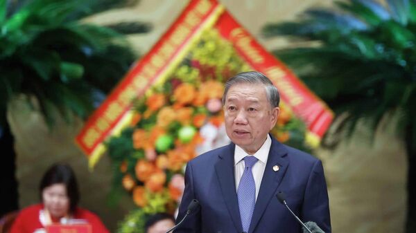 Tổng Bí thư, Chủ tịch nước Tô Lâm phát biểu chỉ đạo Đại hội XI Mặt trận Tổ quốc Việt Nam - Sputnik Việt Nam