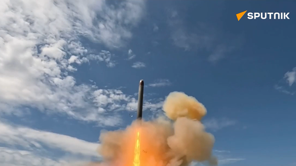 Lực lượng Tên lửa Chiến lược Nga phóng thử thành công phóng tên lửa 'Sarmat' - Sputnik Việt Nam