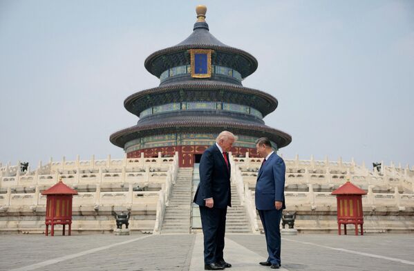 Chuyến thăm Thiên Đàn của ông Donald Trump tại Trung Quốc. - Sputnik Việt Nam