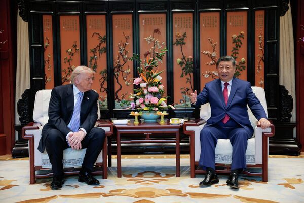 Chuyến thăm Trung Quốc của ông Donald Trump. - Sputnik Việt Nam