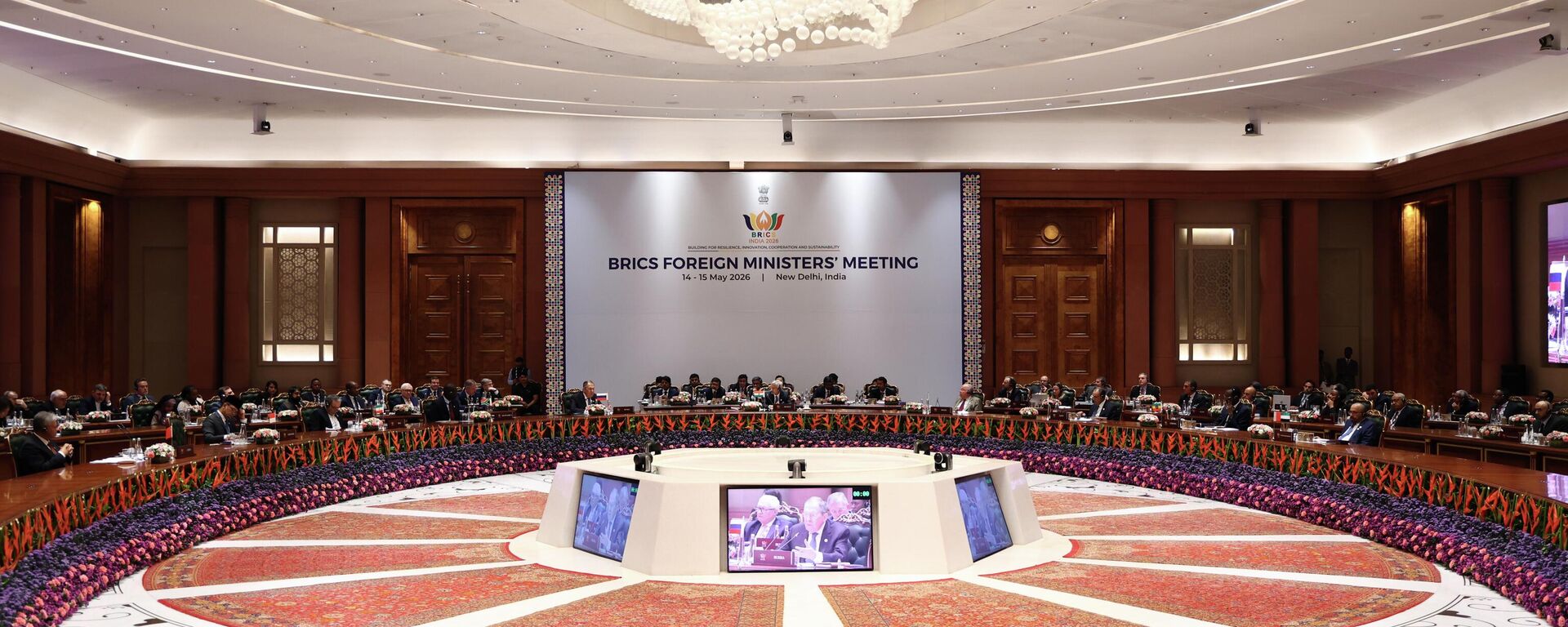 Cuộc họp Hội đồng Ngoại trưởng BRICS tại New Delhi - Sputnik Việt Nam, 1920, 15.05.2026