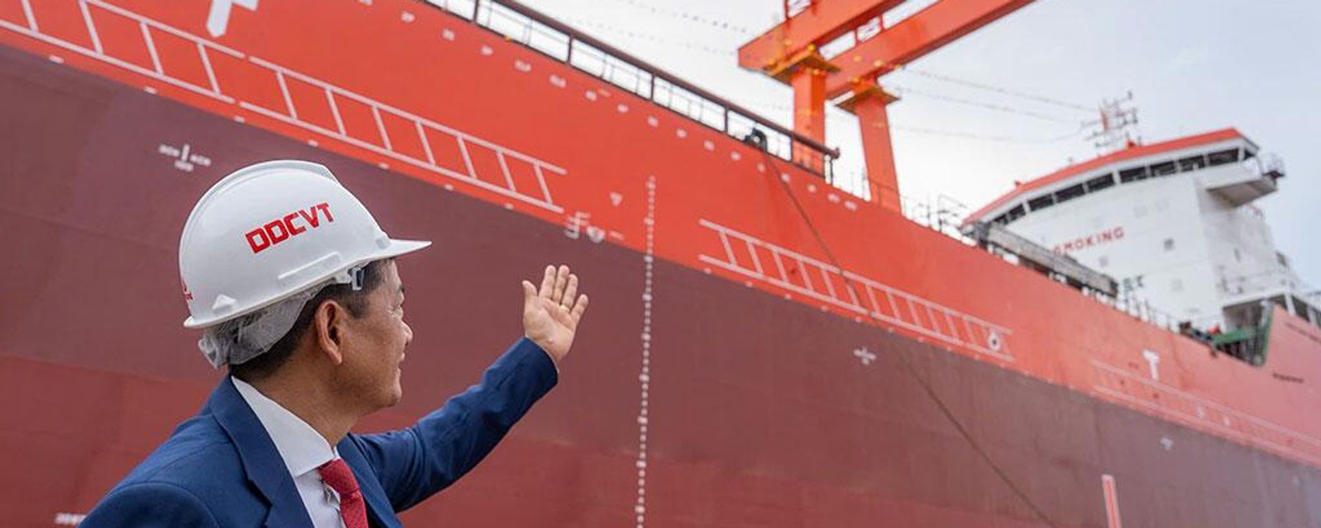 Lễ hạ thủy tàu chở dầu/hóa chất 21.800 DWT của Tập đoàn Đại Dũng. - Sputnik Việt Nam, 1920, 18.05.2026