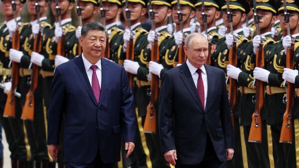 Tổng thống Putin và Chủ tịch Trung Quốc Tập Cận Bình ở Bắc Kinh - Sputnik Việt Nam