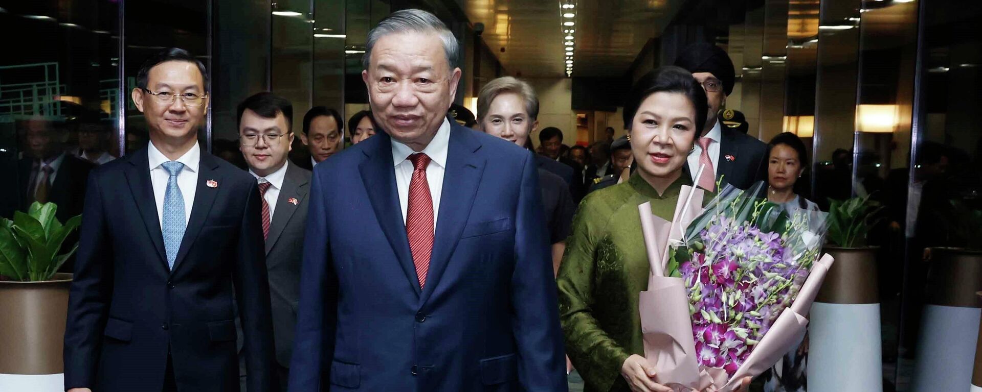 Tổng Bí thư, Chủ tịch nước Tô Lâm và Phu nhân bắt đầu chuyến thăm Cấp Nhà nước tới Singapore  - Sputnik Việt Nam, 1920, 29.05.2026