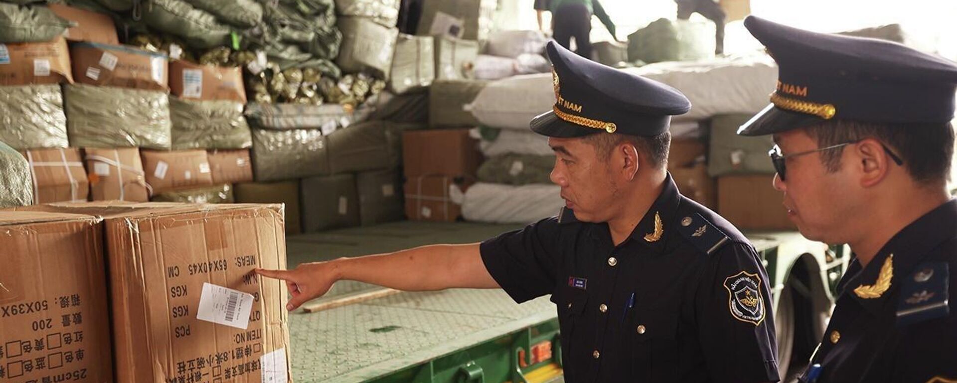 Lực lượng Hải quan kiểm tra, kiểm soát hàng hoá xuất nhập khẩu tại Cửa khẩu Quốc tế Hữu Nghị (tỉnh Lạng Sơn) - Sputnik Việt Nam, 1920, 02.06.2026