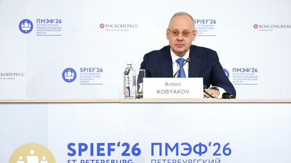 SPIEF 2026. Buổi họp báo cuối cùng. Anton Kobyakov - Sputnik Việt Nam