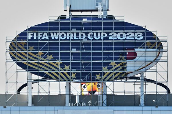 Công tác chuẩn bị sân vận động tại Kansas City cho World Cup 2026. - Sputnik Việt Nam