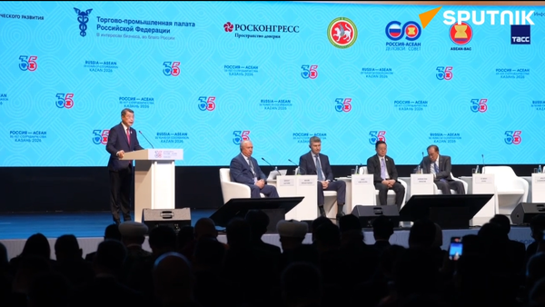 Không khí tại lễ khai mạc Diễn đàn kinh doanh Nga-ASEAN - Sputnik Việt Nam