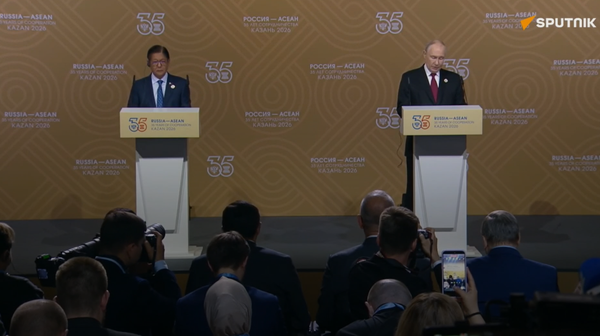  Tổng thống Nga Vladimir Putin: Nga và ASEAN hoan nghênh bản ghi nhớ giữa Mỹ và Iran - Sputnik Việt Nam