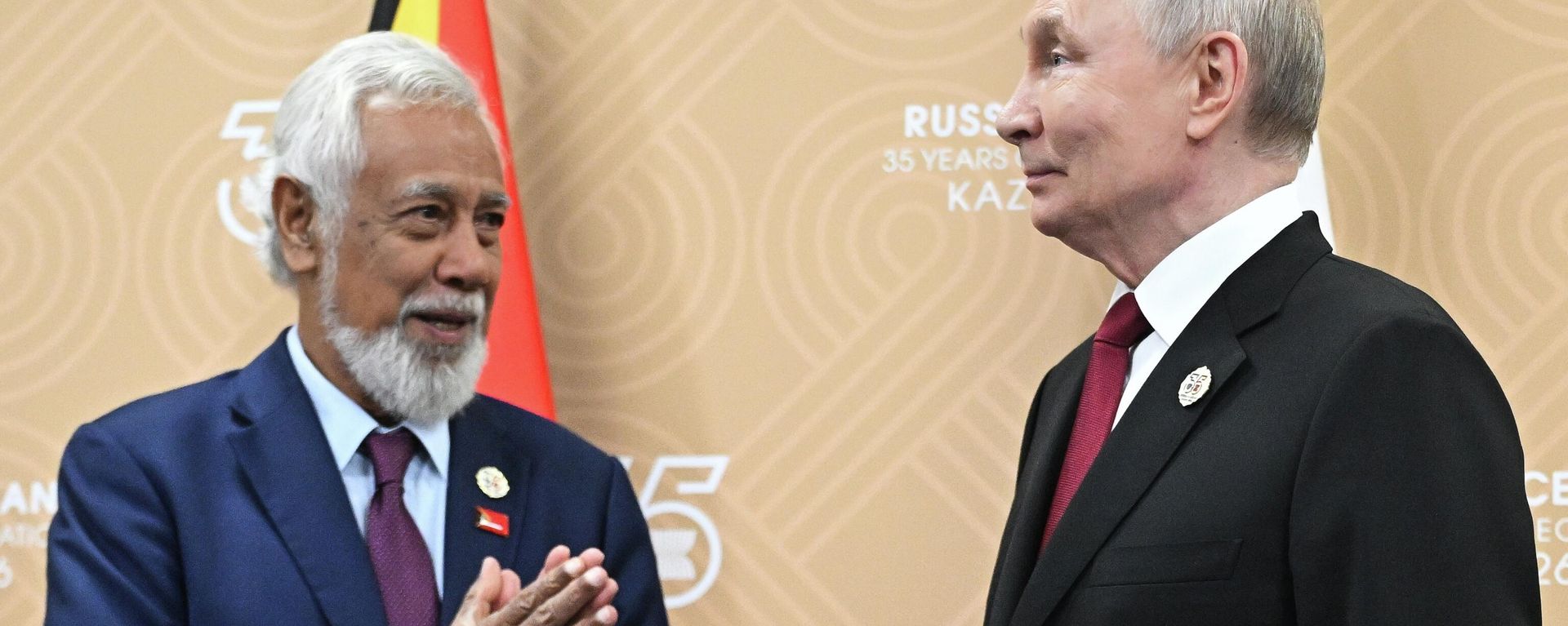 Tổng thống Nga Vladimir Putin và Thủ tướng Đông Timor Kay Rala Xanana Gusmão - Sputnik Việt Nam, 1920, 20.06.2026