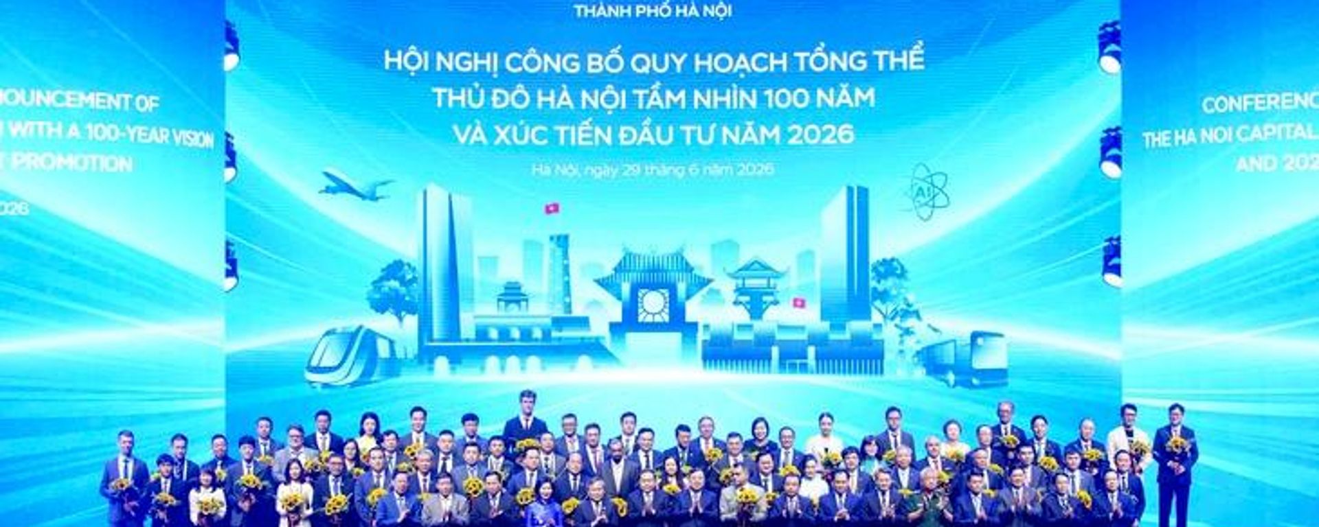 Lãnh đạo Trung ương và Hà Nội chúc mừng, tặng hoa tới các doanh nghiệp, nhà đầu tư, đối tác tiêu biểu trong nước và quốc tế - Sputnik Việt Nam, 1920, 29.06.2026