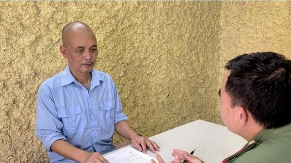 Đối tượng Nguyễn Thành Nam tại Cơ quan điều tra - Sputnik Việt Nam