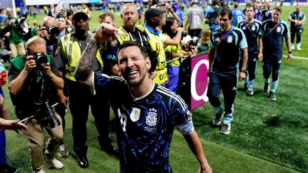 Messi sau chiến thắng trong World Cup 2026 - Sputnik Việt Nam