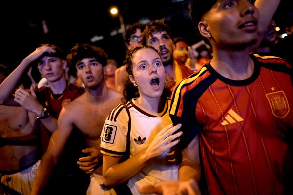 Người hâm mộ Tây Ban Nha trong trận chung kết FIFA World Cup 2026. - Sputnik Việt Nam