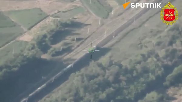 Bộ Quốc phòng Nga công bố video phá hủy các đoàn tàu quân sự của Lực lượng Vũ trang Ukraina - Sputnik Việt Nam