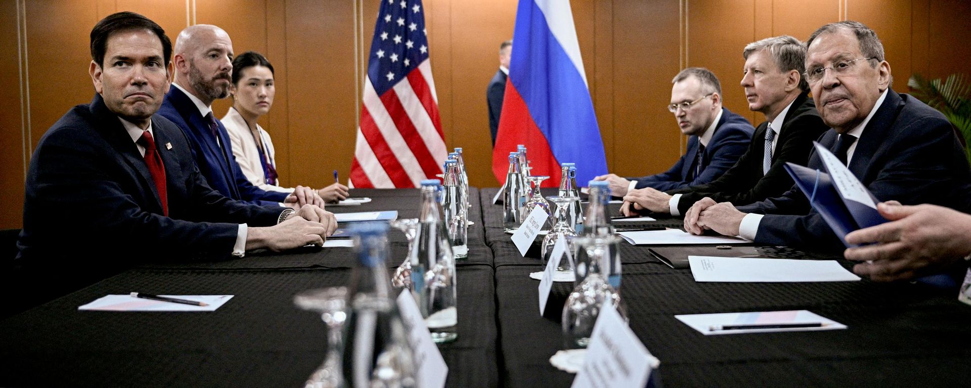 Ngoại trưởng Nga Sergey Lavrov đang có cuộc gặp với Ngoại trưởng Mỹ Marco Rubio - Sputnik Việt Nam, 1920, 23.07.2026