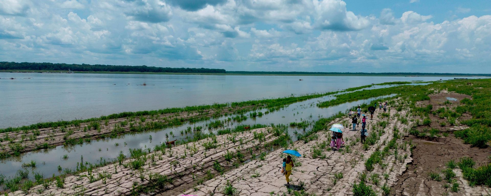 Hạn hán ở sông Amazon thuộc Colombia - Sputnik Việt Nam, 1920, 23.07.2026