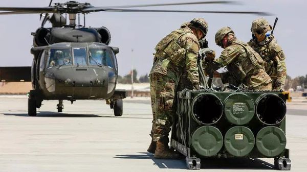 Binh lính Mỹ tại căn cứ không quân Muwaffaq Salti ở Jordan - Sputnik Việt Nam