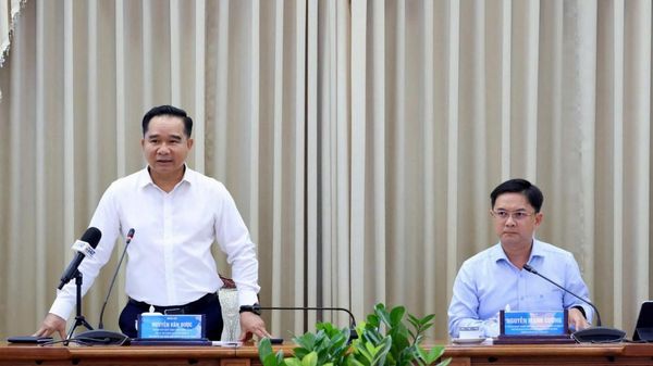 Chủ tịch UBND TP.HCM Nguyễn Văn Được phát biểu - Sputnik Việt Nam
