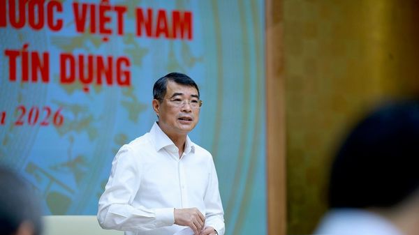 Thủ tướng Lê Minh Hưng làm việc với Ngân hàng Nhà nước Việt Nam và các tổ chức tín dụng. Ảnh: Dương Giang – TTXVN - Sputnik Việt Nam