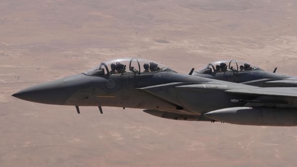 Máy bay chiến đấu F-15 của Không quân Ả Rập Xê Út - Sputnik Việt Nam