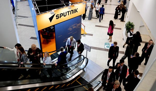 Gian hàng Đài phát thanh Sputnik Diễn đàn Kinh tế phương Đông 2026. - Sputnik Việt Nam
