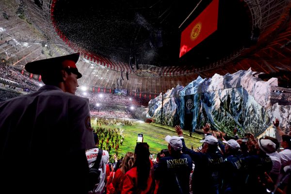 Lễ khai mạc Đại hội Thể thao Du mục Thế giới lần thứ VI tại Bishkek, Kyrgyzstan. - Sputnik Việt Nam