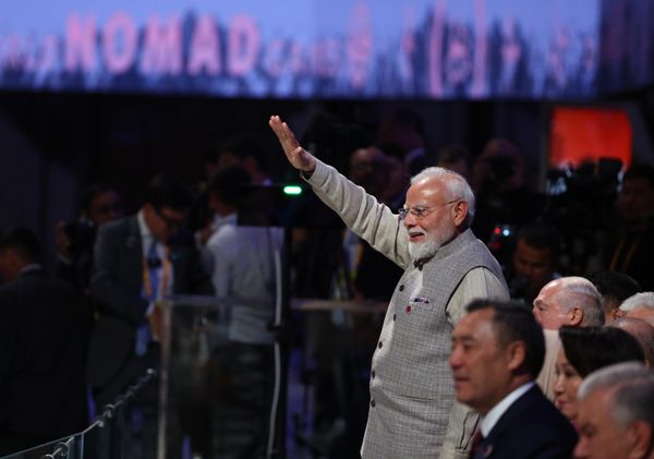 Thủ tướng Ấn Độ Narendra Modi tại lễ khai mạc Đại hội Thể thao Du mục Thế giới lần thứ VI tại Bishkek. - Sputnik Việt Nam