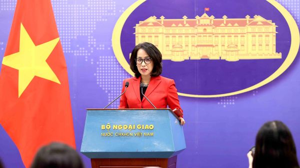 Người phát ngôn Bộ Ngoại giao Phạm Thu Hằng chủ trì họp báo thường kỳ tháng 9 - Sputnik Việt Nam