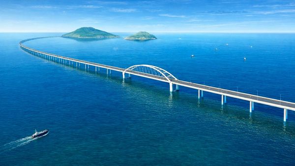 Sau khi hoàn thành đây sẽ là cầu vượt biển dài nhất Việt Nam - Sputnik Việt Nam