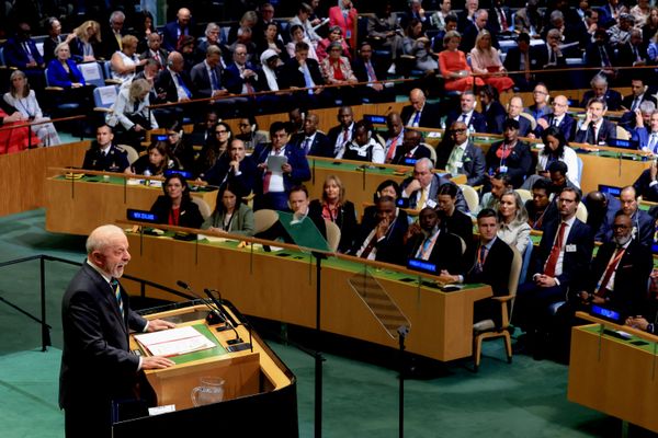 Tổng thống Brazil Luiz Inacio Lula da Silva phát biểu tại Khóa họp thứ 81 Đại hội đồng Liên Hợp Quốc. - Sputnik Việt Nam
