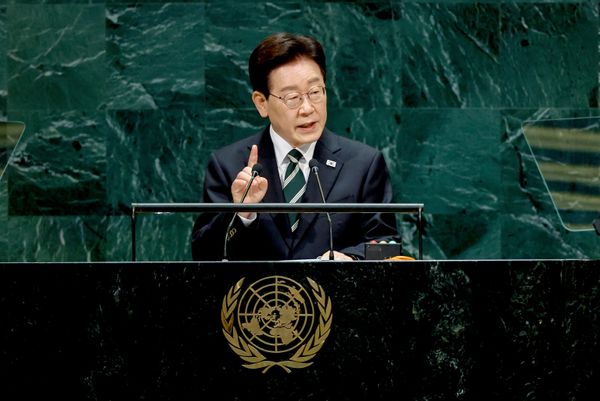 Tổng thống Hàn Quốc Lee Jae-myung phát biểu tại Khóa họp thứ 81 Đại hội đồng Liên Hợp Quốc. - Sputnik Việt Nam