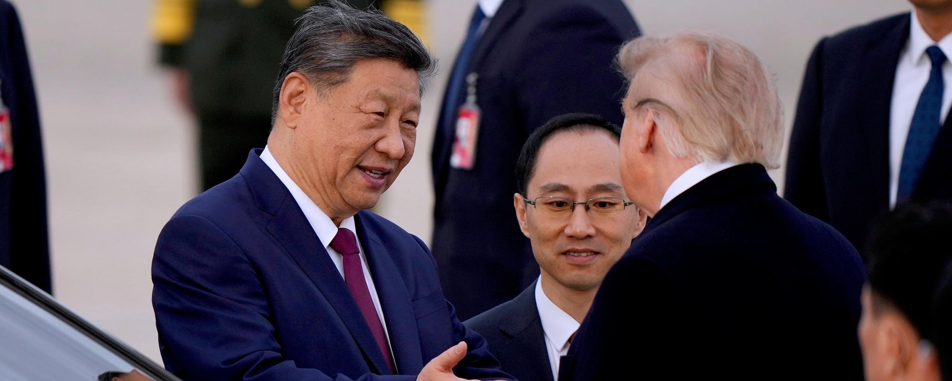 Tổng thống Donald Trump và Chủ tịch Trung Quốc Tập Cận Bình có cuộc hội đàm tại Căn cứ Liên hợp Andrews, Hoa Kỳ. - Sputnik Việt Nam, 1920, 24.09.2026